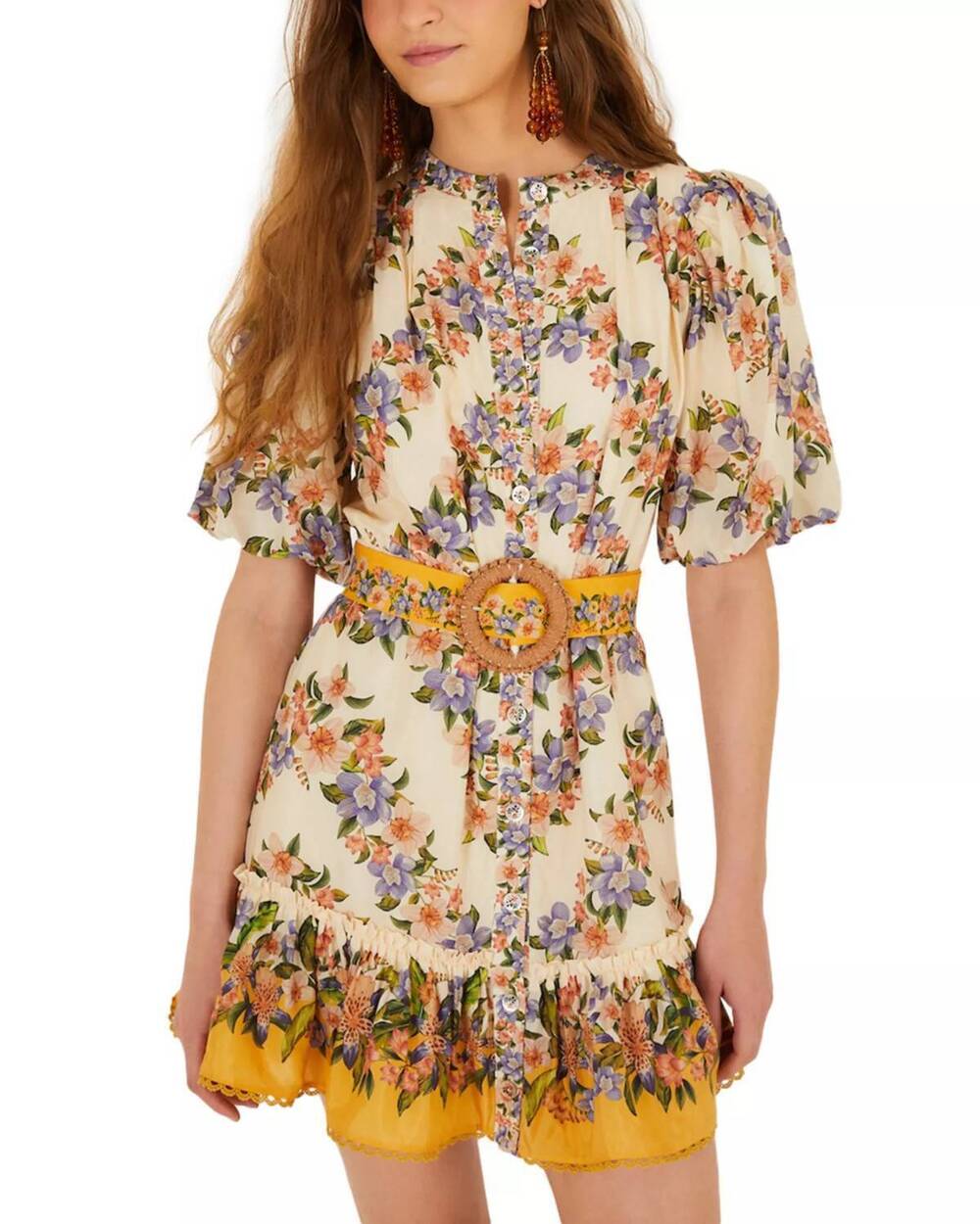 NEW FARM RIO floral mini dress in hilo strip